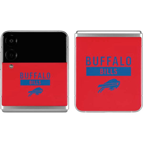 NFL Buffalo Bills Red Performance Series Galaxy Z Flip4 5G Skin